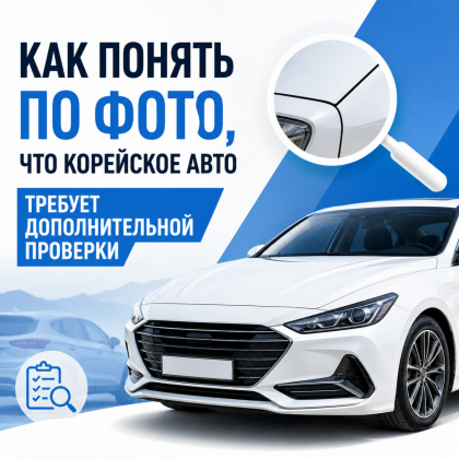 Как понять по фото, что корейское авто требует дополнительной проверки