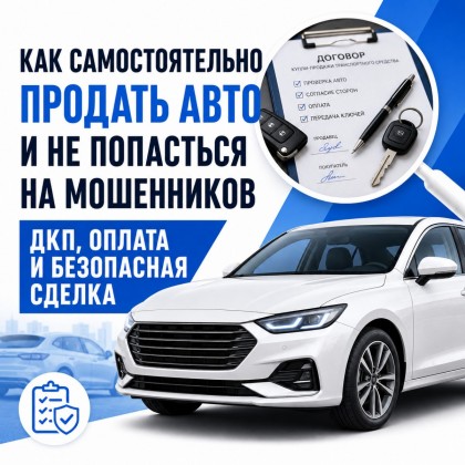 Как самостоятельно продать автомобиль и безопасно оформить сделку