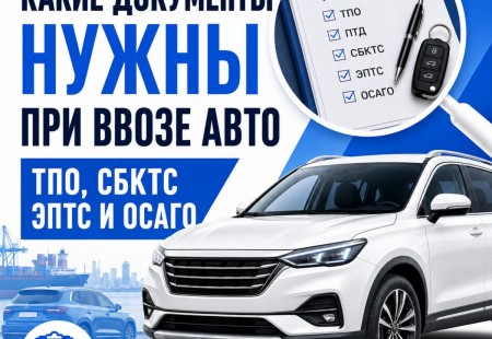 Какие документы нужны после ввоза автомобиля в Россию