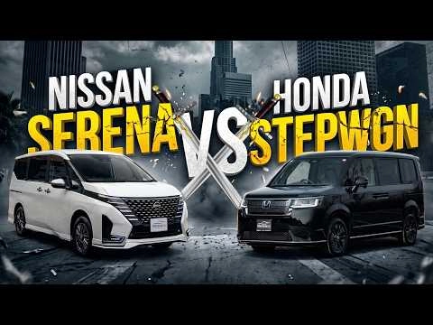 Nissan Serena vs. Honda Stepwgn | Битва минивэнов. Кто лучше?